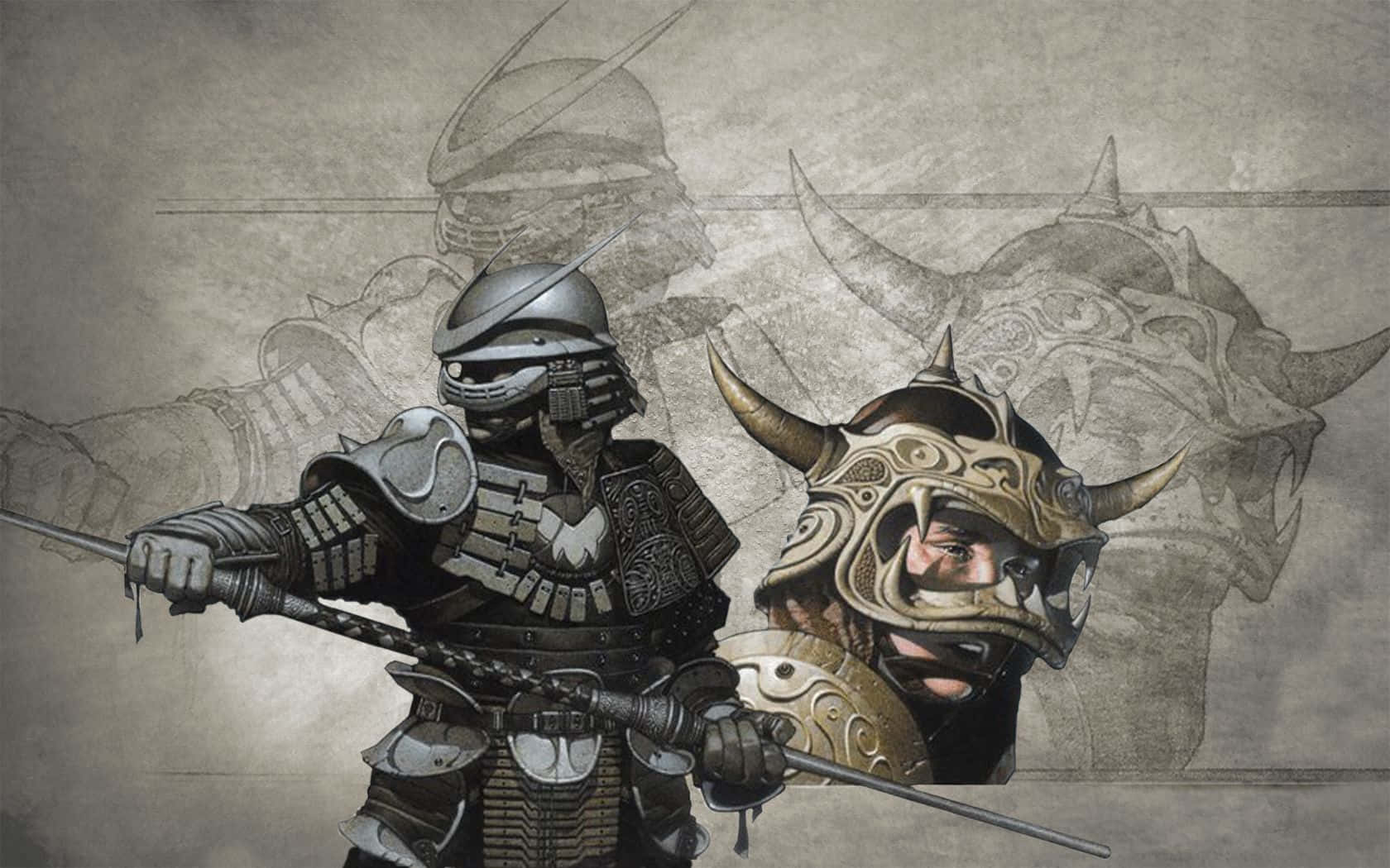 A Ronin Warrior in Battle Wallpaper