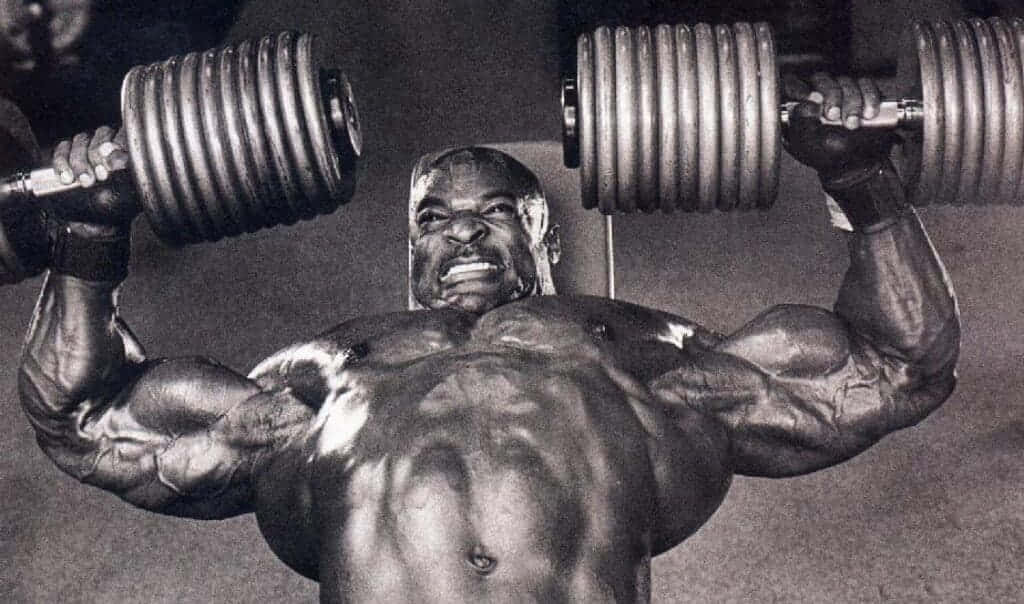 Ronnie Coleman In His Bench Press Lift Wallpaper