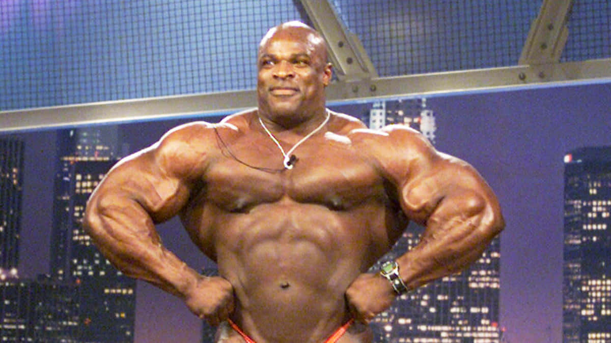 Ronnie Coleman In Most Muscular Pose Wallpaper