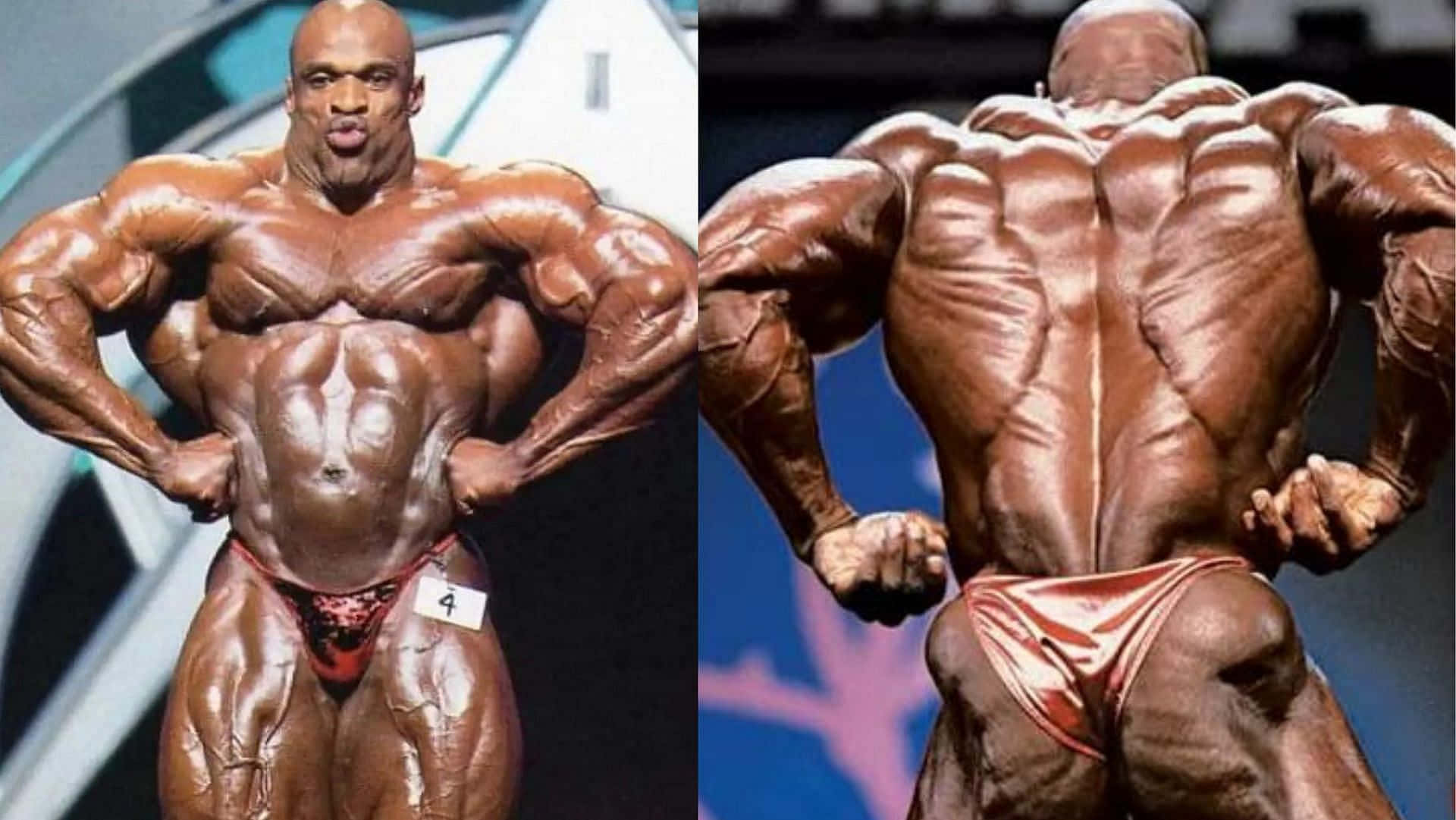 Two Side Pose Of Ronnie Coleman Wallpaper
