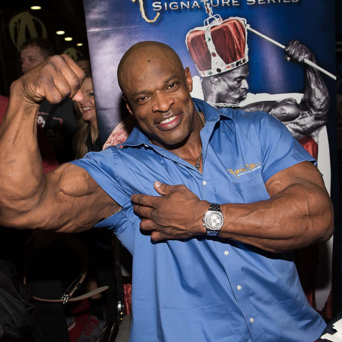 Ronnie Coleman In His Muscles Wallpaper