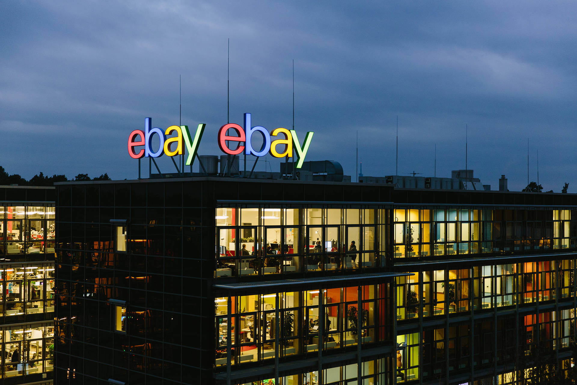 Rooftop Ebay Logos Wallpaper