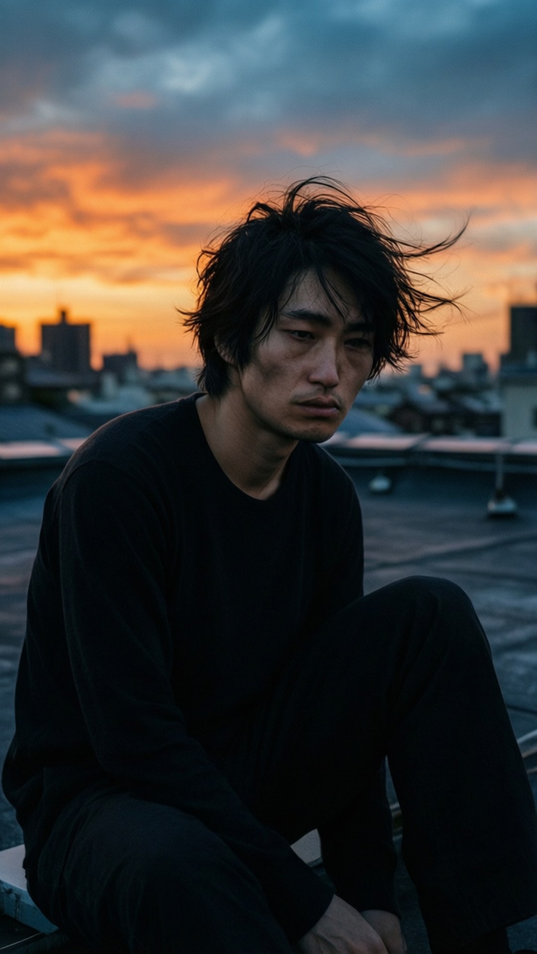 Rooftop Sunset Bakgrunner