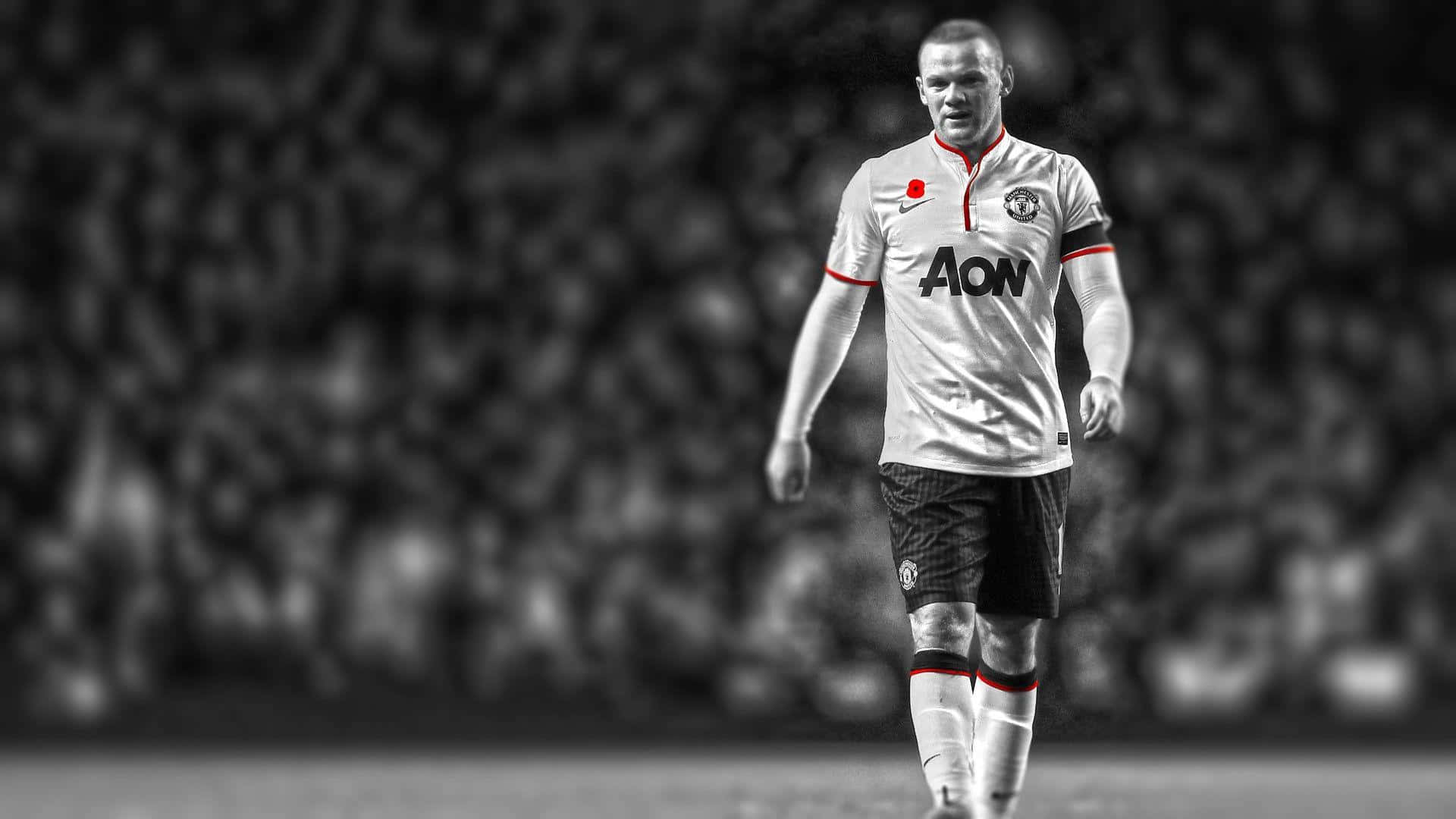 Wayne Rooney Monochrome Picture