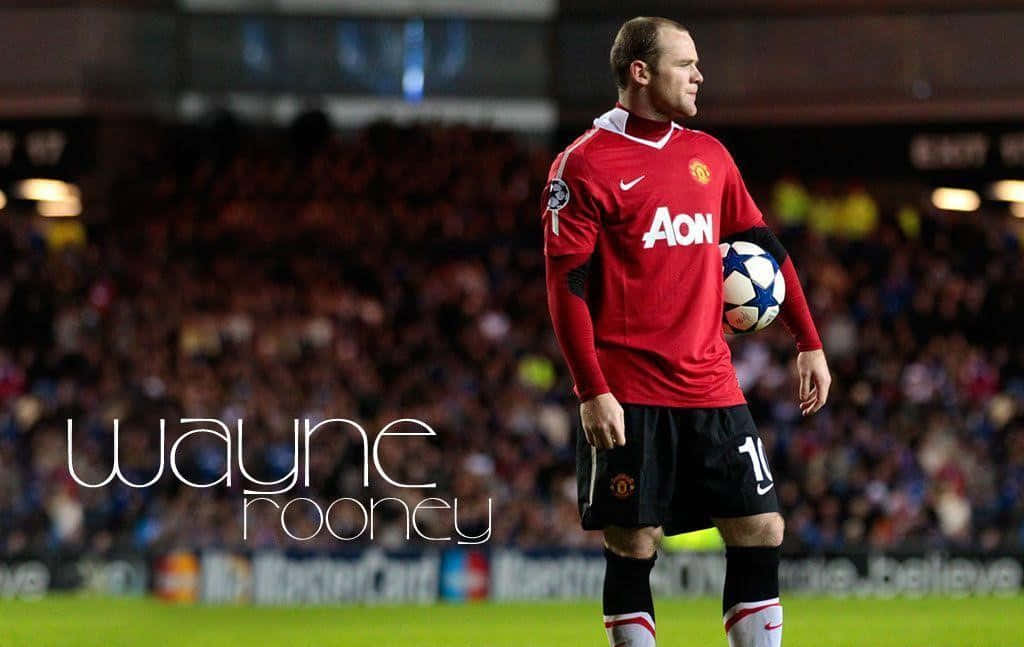 Fodboldspillerwayne Rooney Billede.