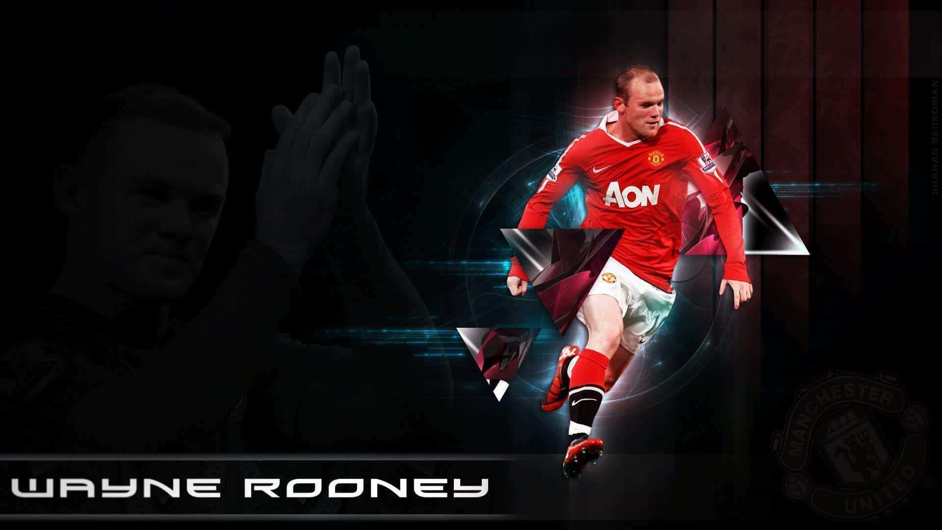 Immaginedi Wayne Rooney In Stile Grafico.