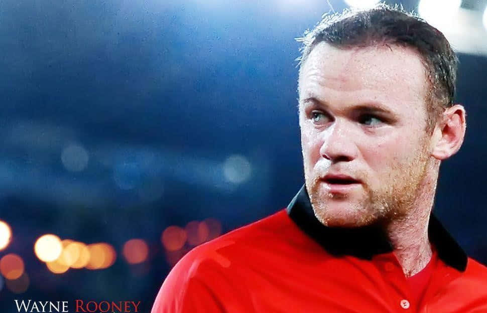 Immaginedi Wayne Rooney Con La Maglia Rossa