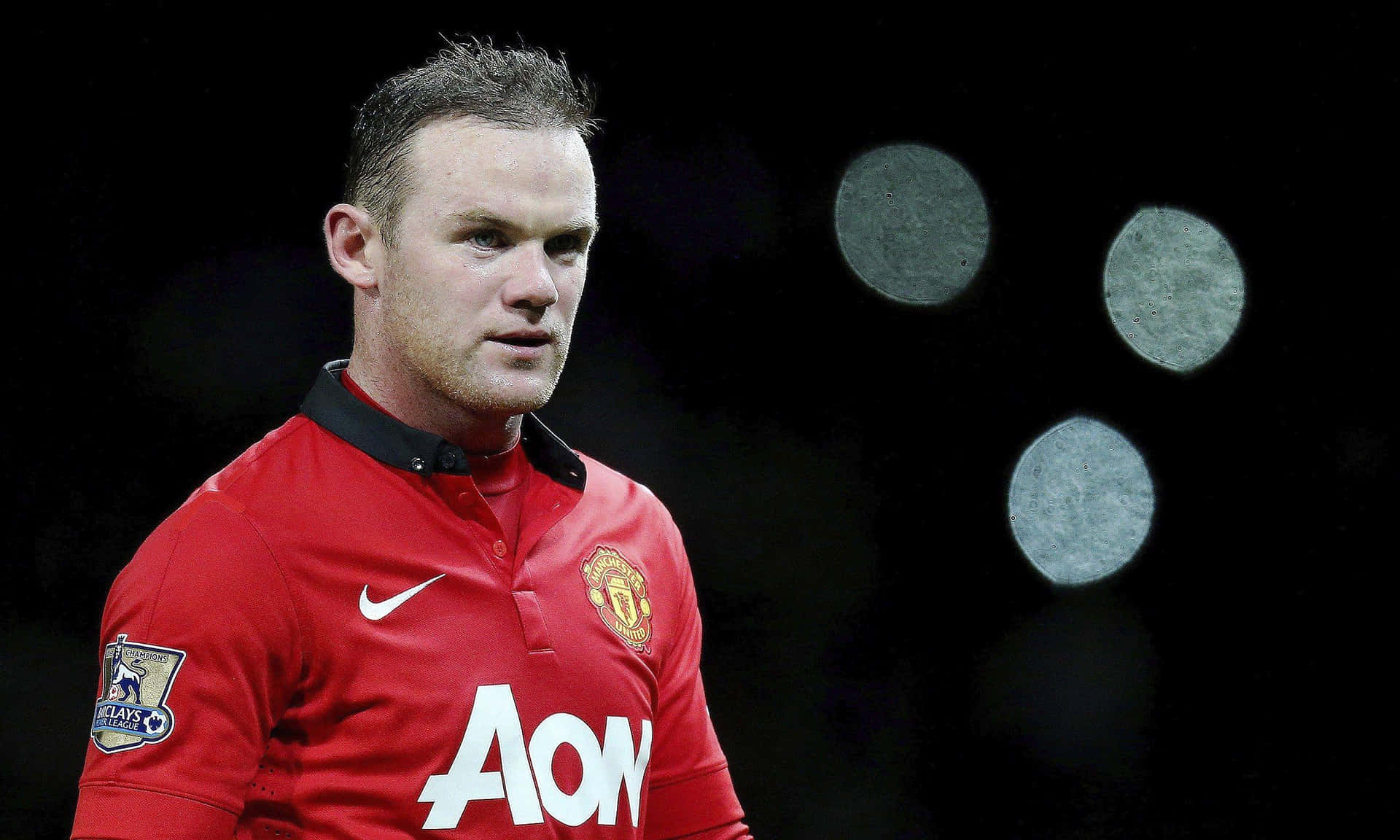 Wayne Rooney Red Nike Jersey Picture
