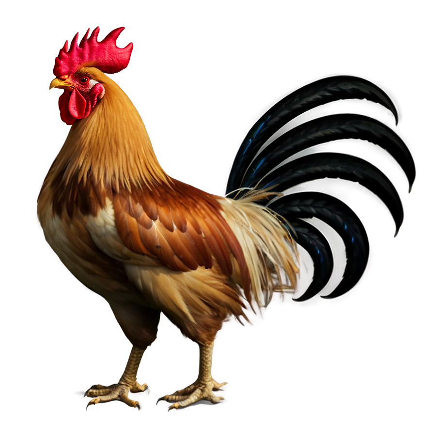 Rooster In Grassland Png Jjm40 PNG