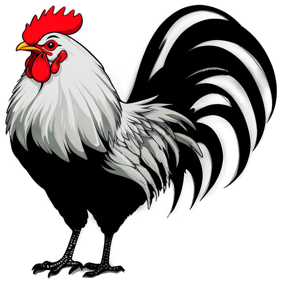 Download Rooster Silhouette Clipart Png Mch61 | Wallpapers.com