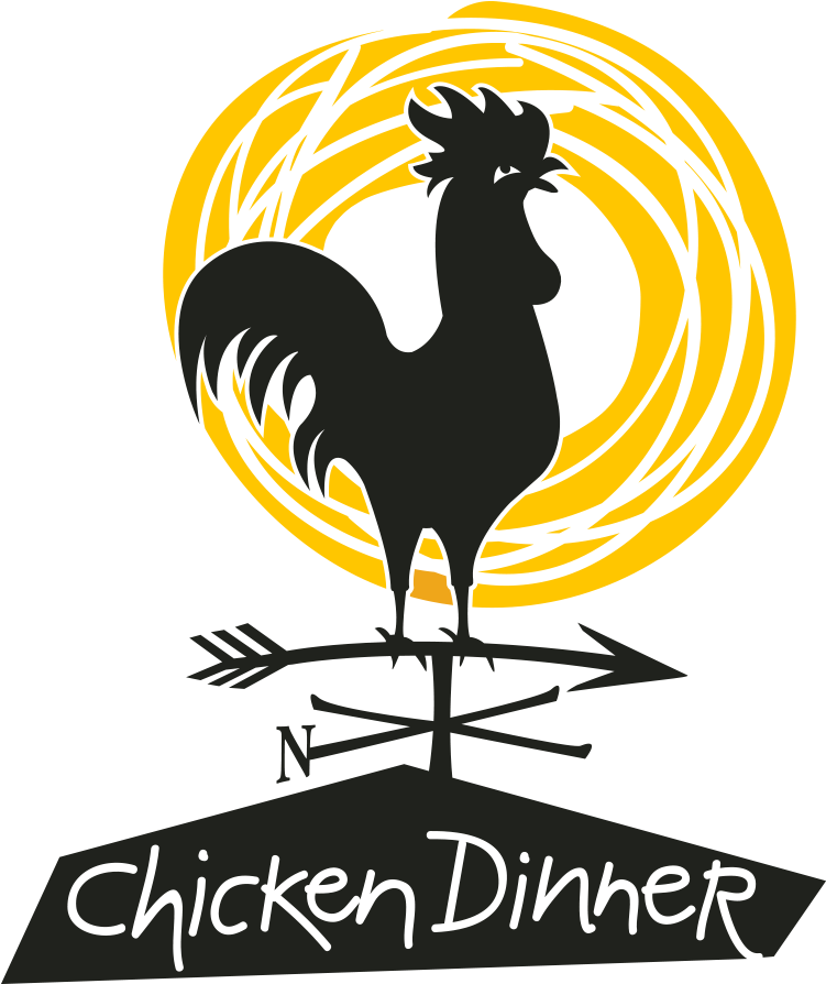 Rooster Weathervane Chicken Dinner PNG