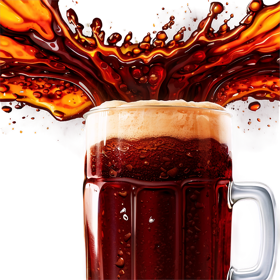 Root Beer Flavor Explosion Png Kqf PNG