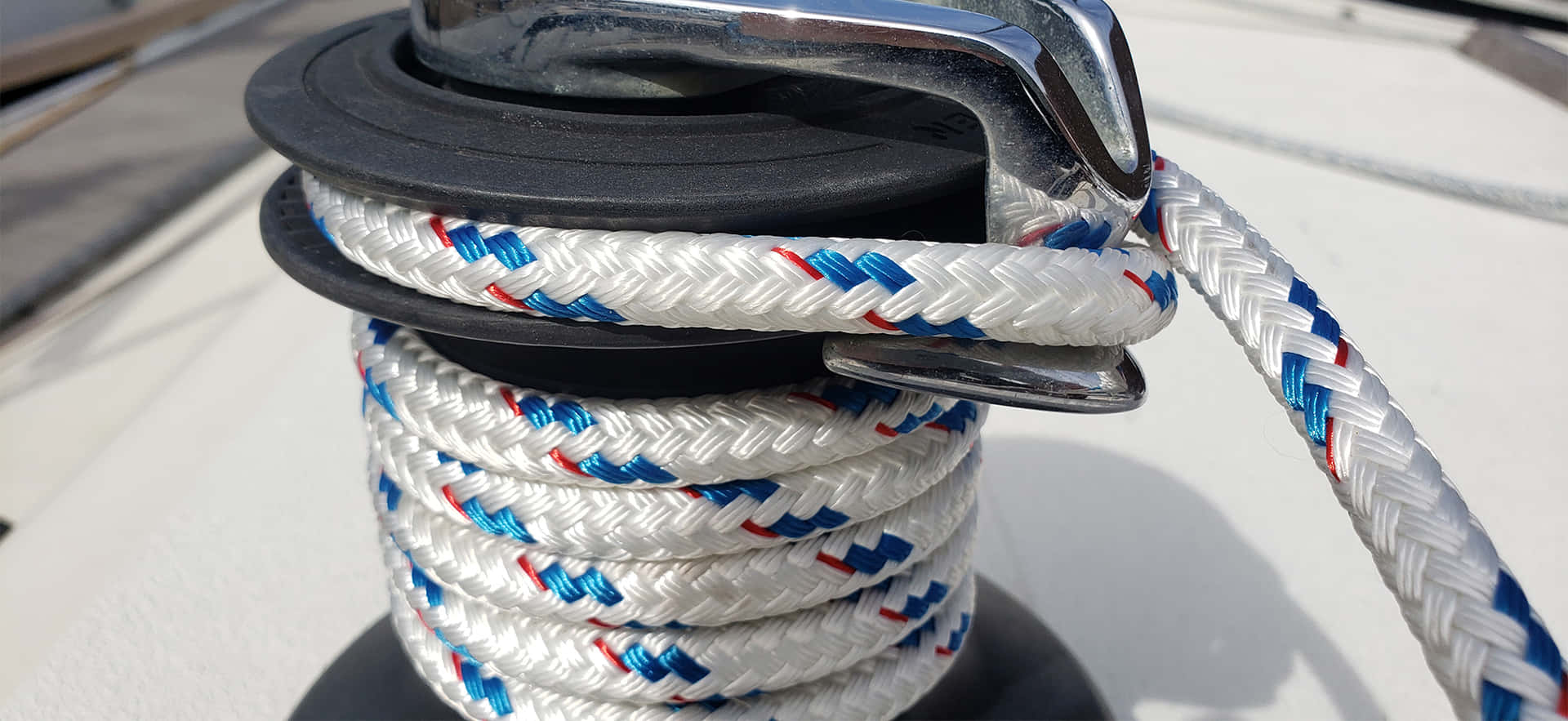 Yacht Winch Rope Picture