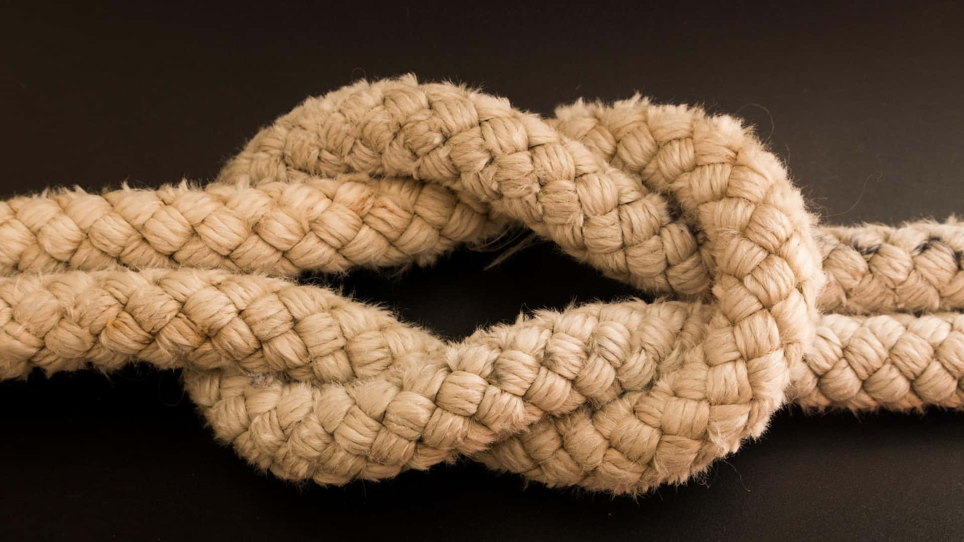 Strength Exemplified - Close-Up of a Twisted Rope