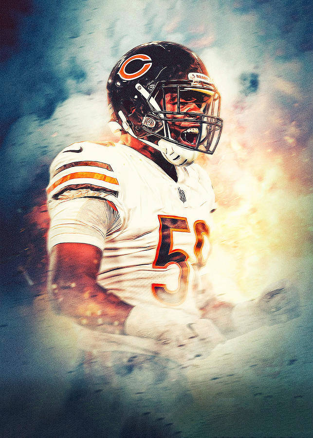 Roquan Smith Smoky Background Wallpaper