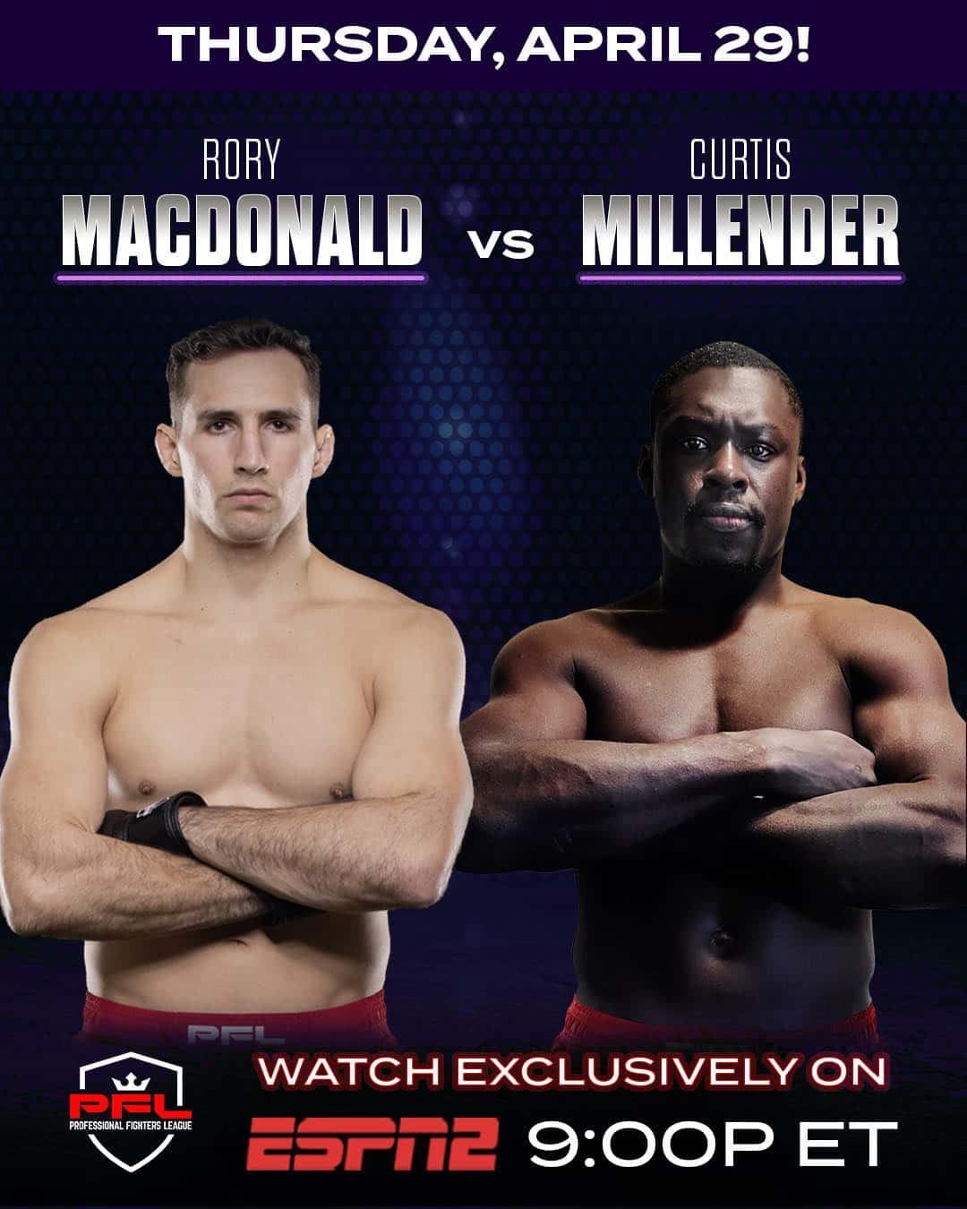 Rory MacDonald Poster With Curtis Millender Wallpaper