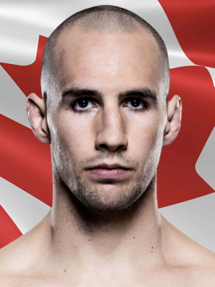 Rory MacDonald With Canadian Flag Wallpaper