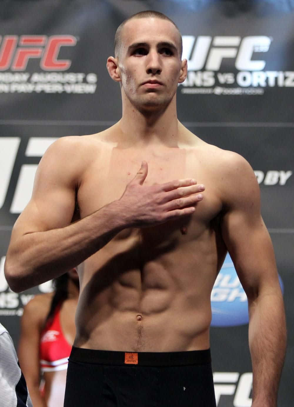 Rory Macdonald With Muscular Body Wallpaper