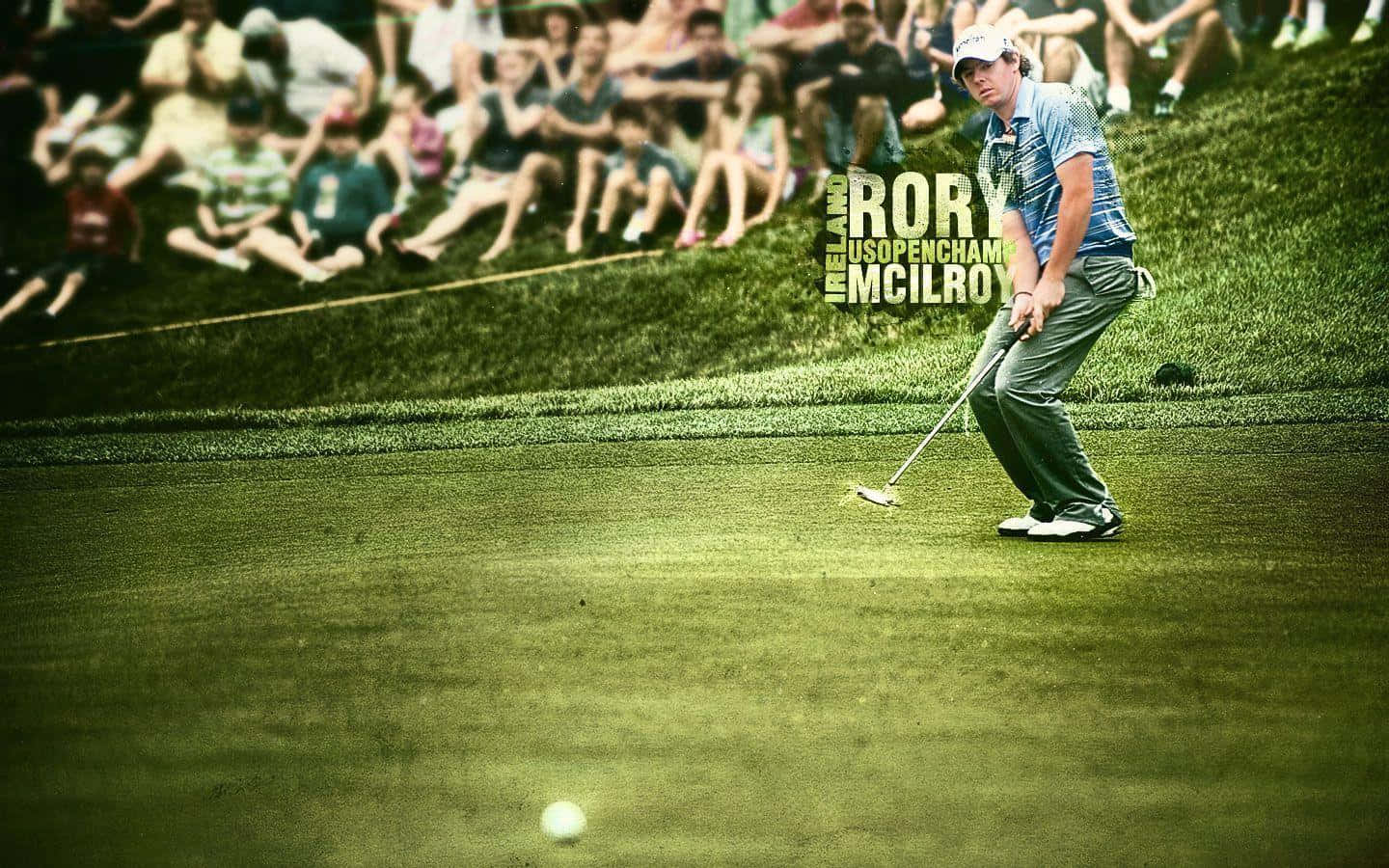 Rory Mcllroy waits for his shot Wallpaper