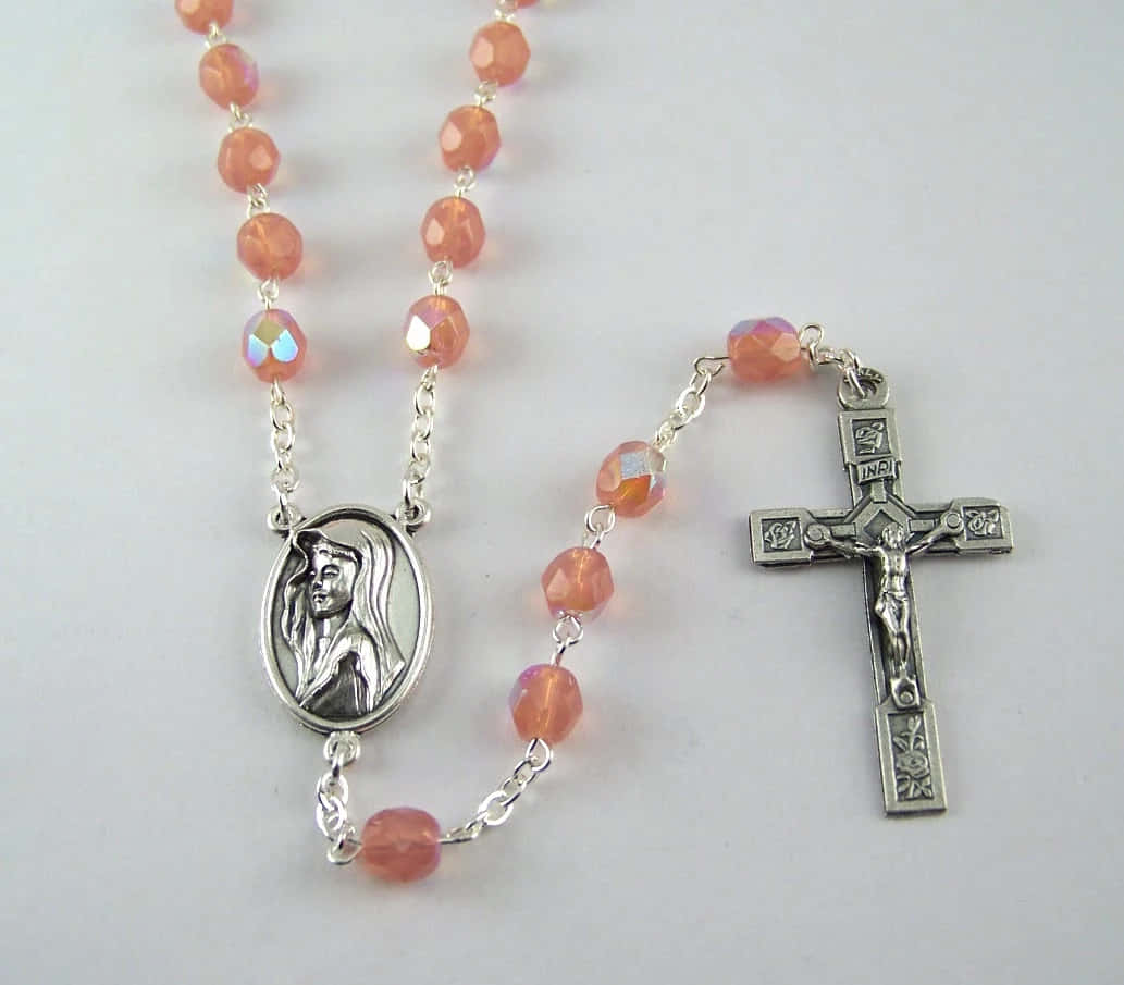Peach Rosary Picture