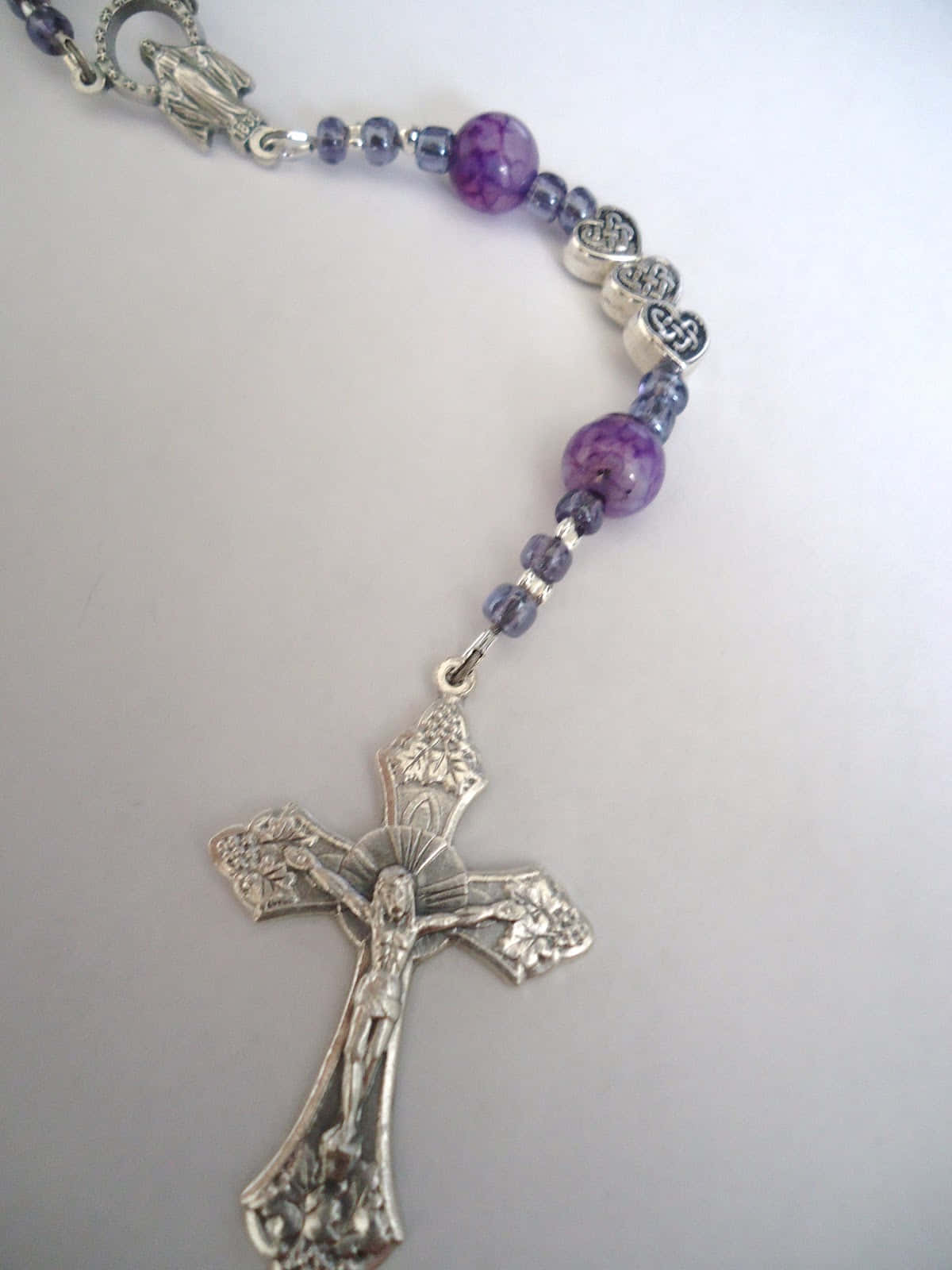 Amethyst Stone Rosary Picture