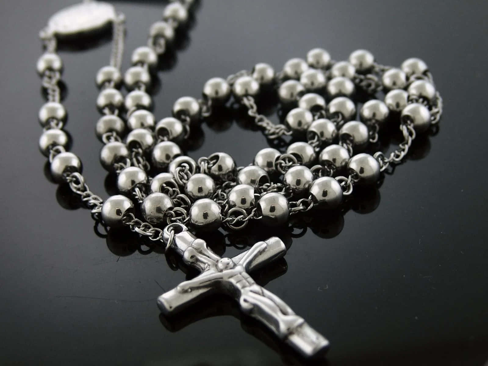 Silver Rosary Picture