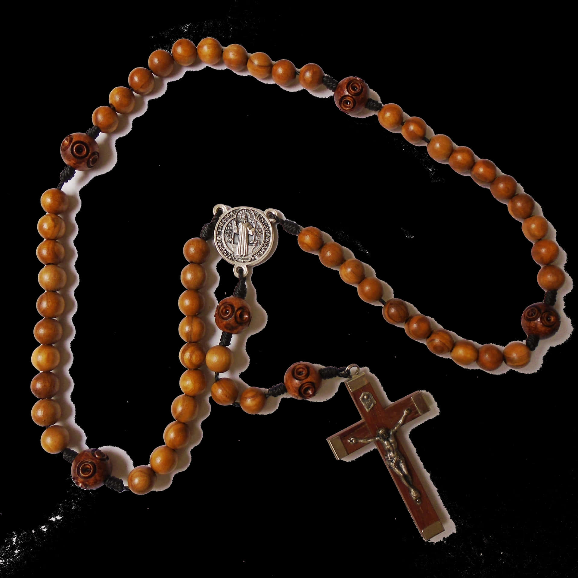 Dark Brown Rosary Picture