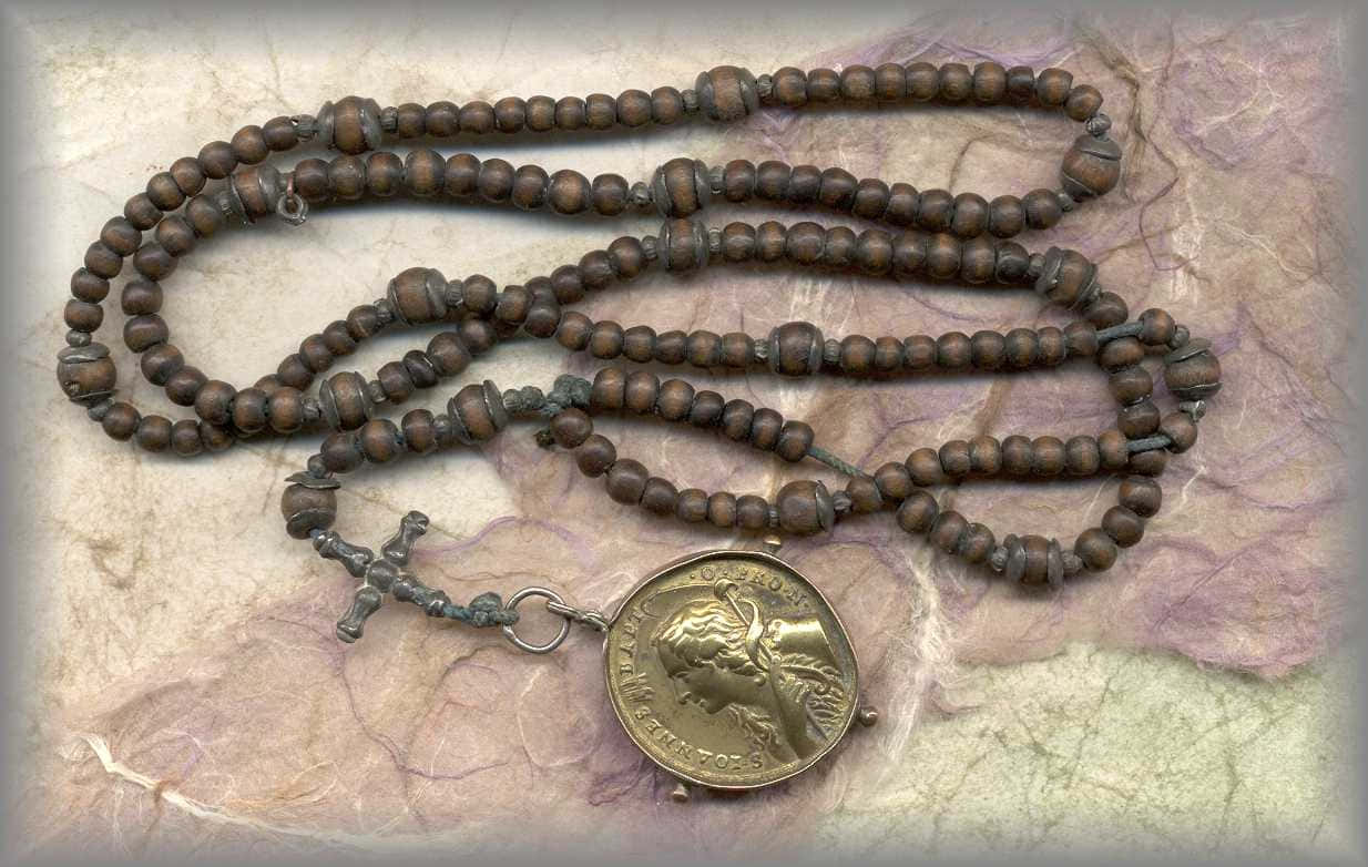 Coiled Wooden Rosary Picture
