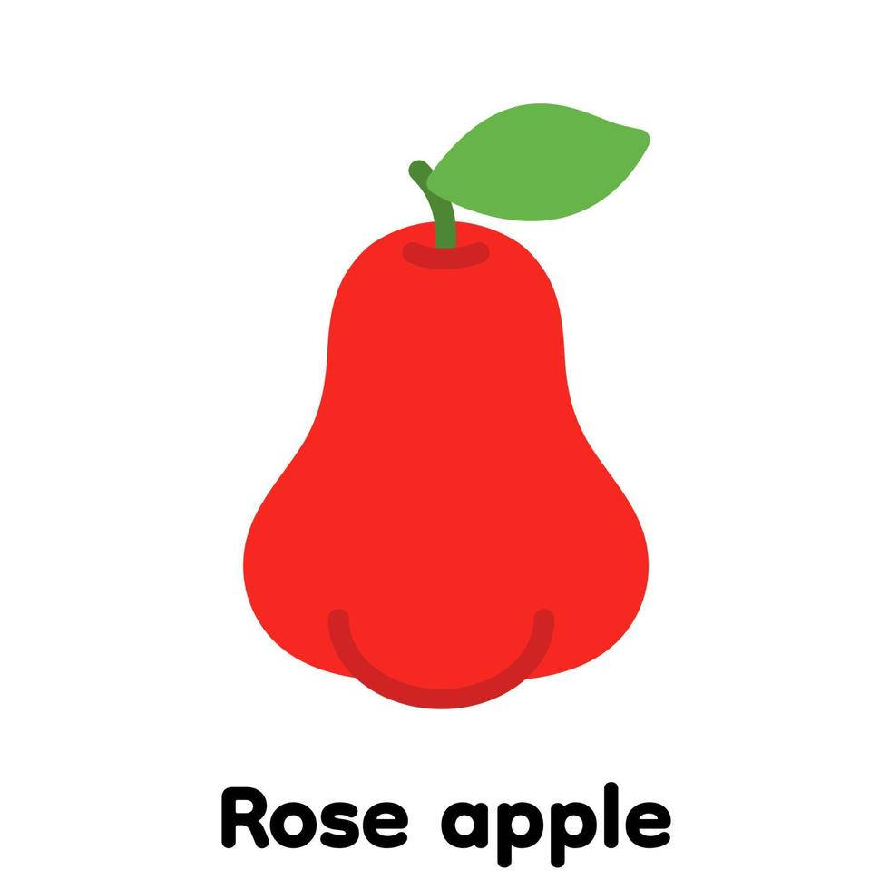 Rose Apple Cartoon 2D Model Wallpaper