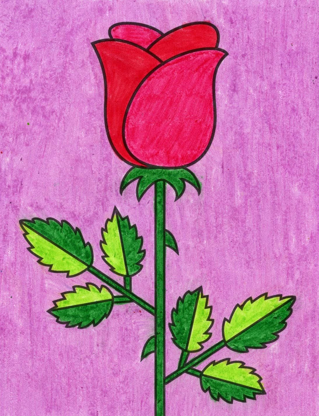 Artede Una Rosa En Flor Fondo de pantalla