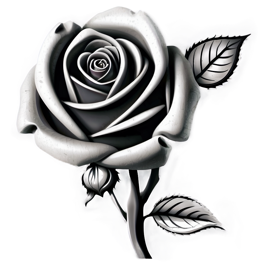 Rose Black And White Background Png Mya PNG