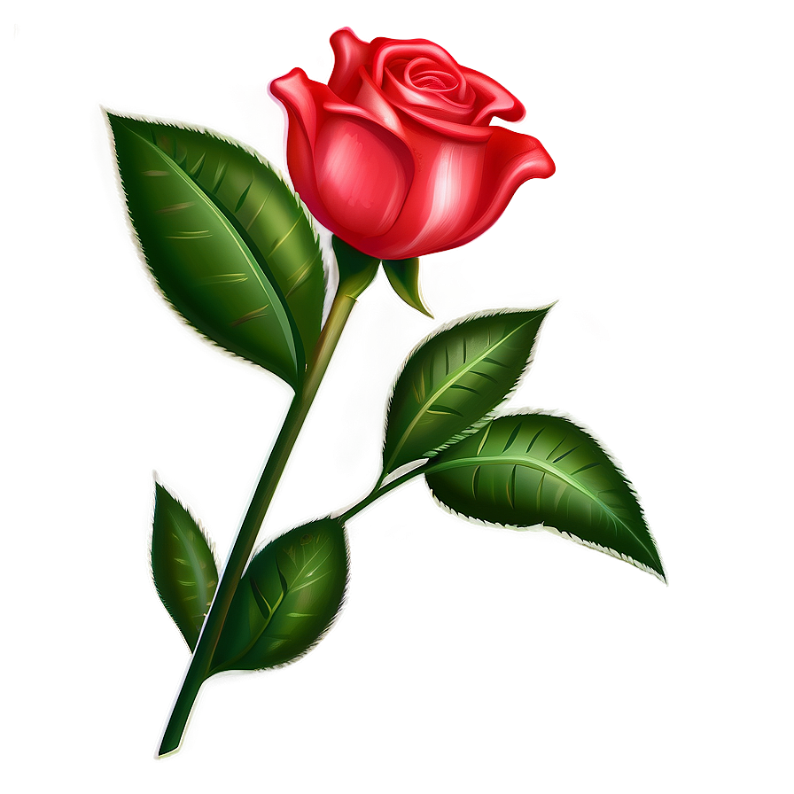 Rose Bud Clipart Png Stp PNG