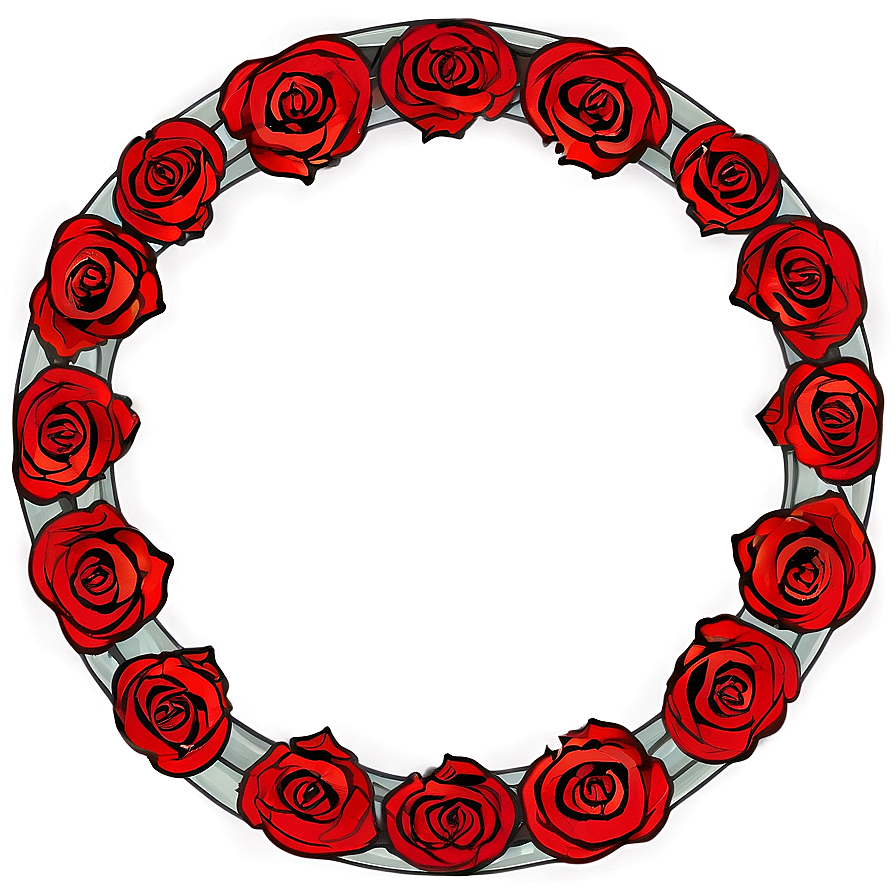 Rose Circle Png 12 PNG