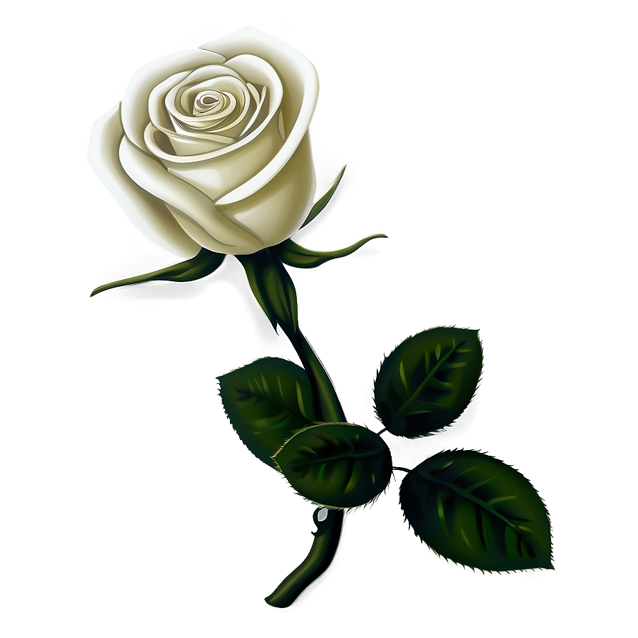 Rose Drawing Png 04292024 PNG
