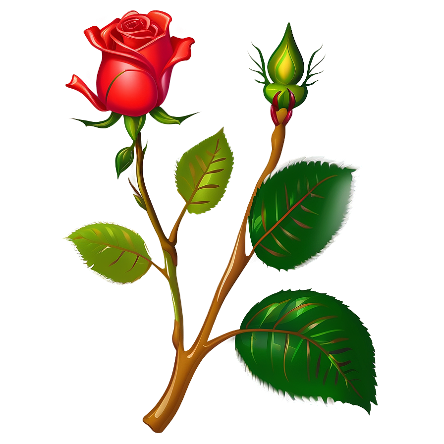 Rose Drawing Png 04292024 PNG
