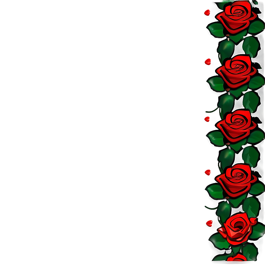 Rose Flower Border Png Imh PNG