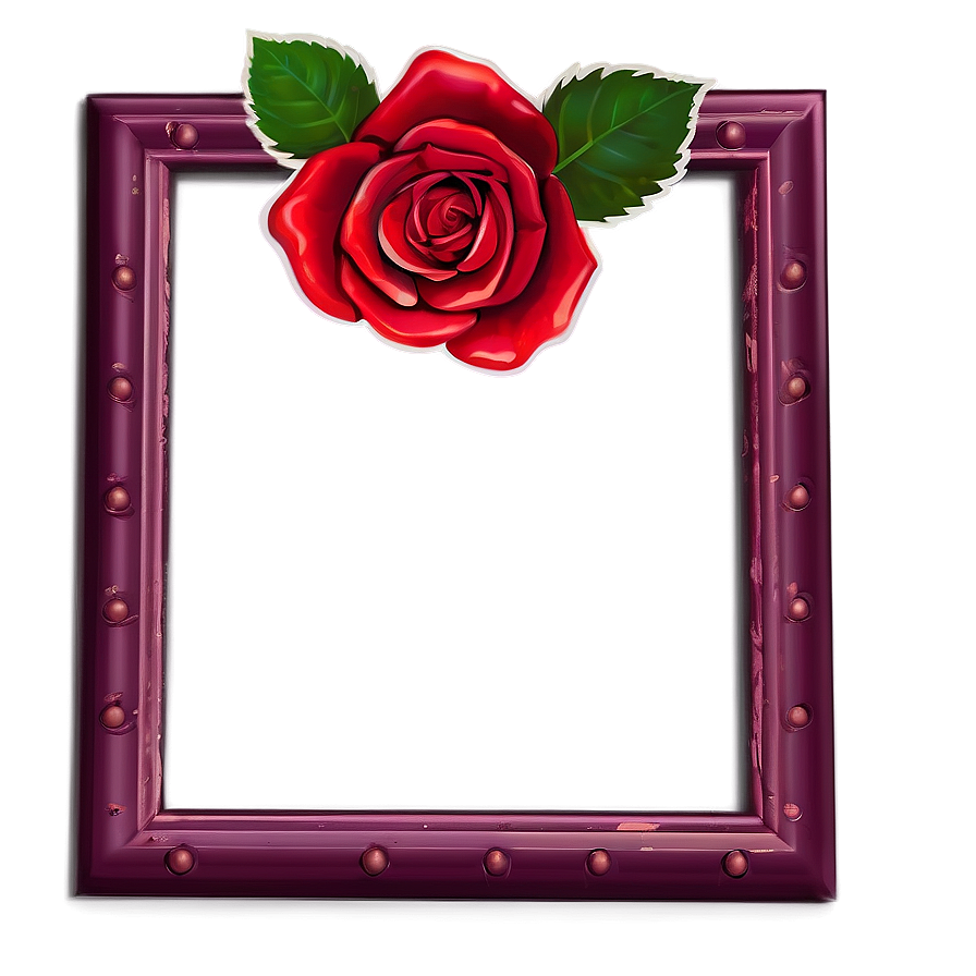 Rose Frame Clipart Png 17 PNG