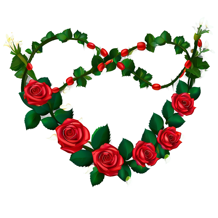 Rose Garland Clipart Png 20 PNG