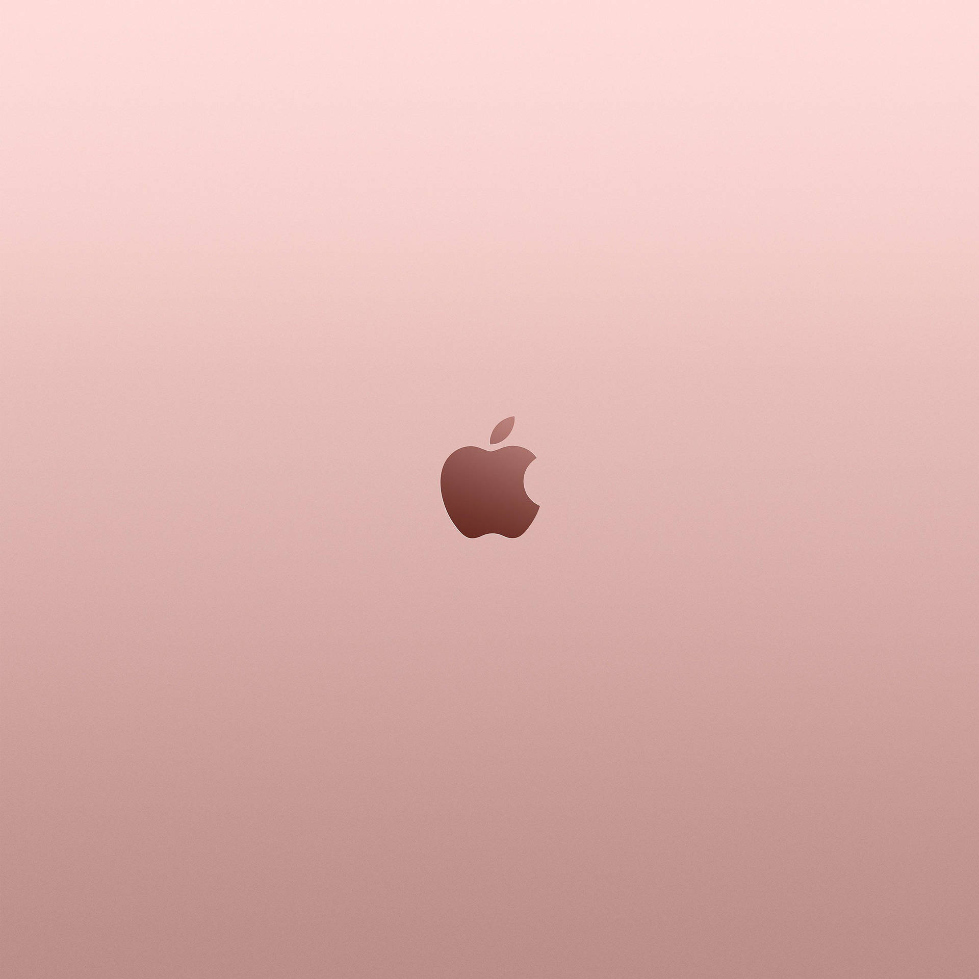 Rose Gold Aesthetic Apple Logo
