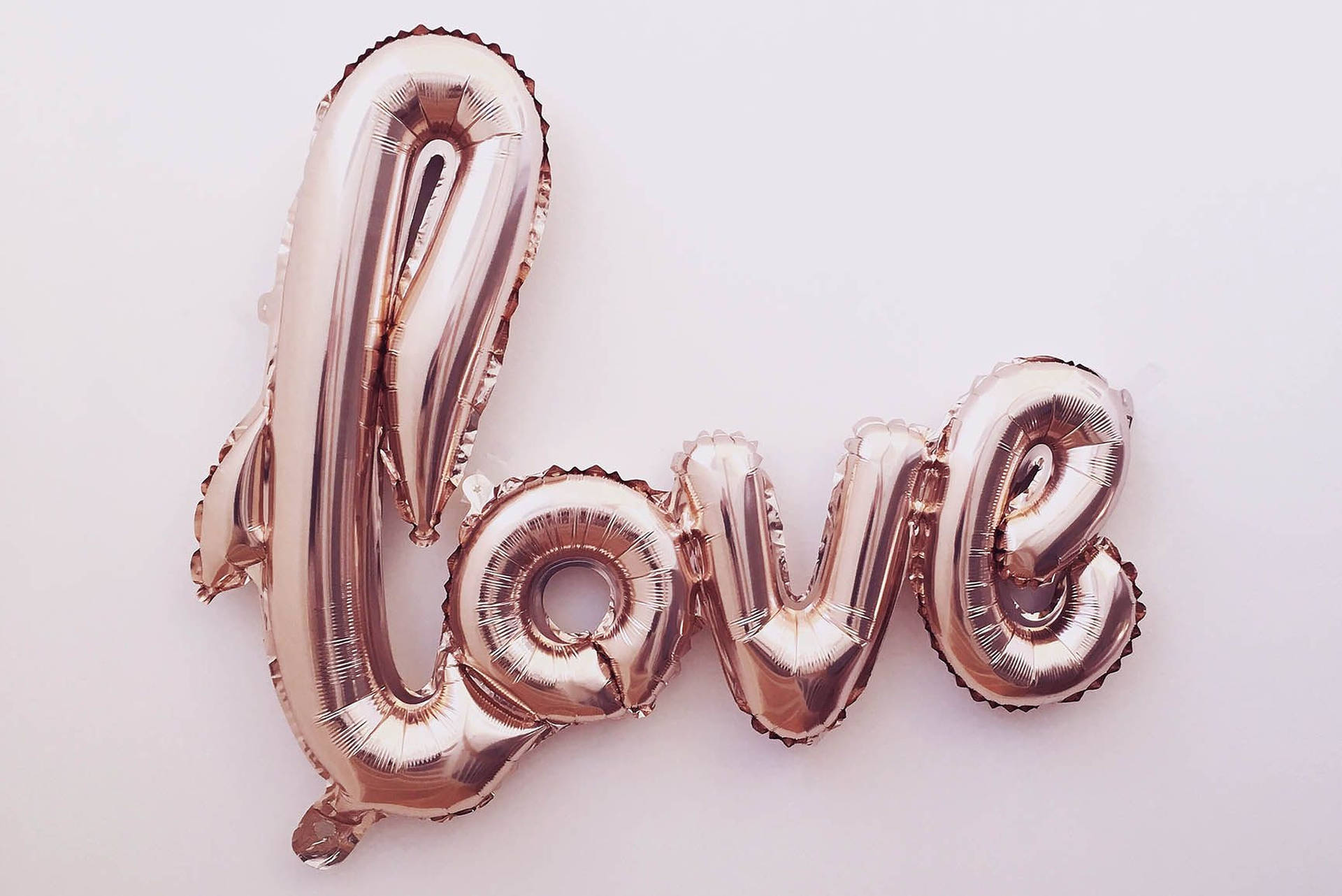 Rose Gold Aesthetic Balloon Picture