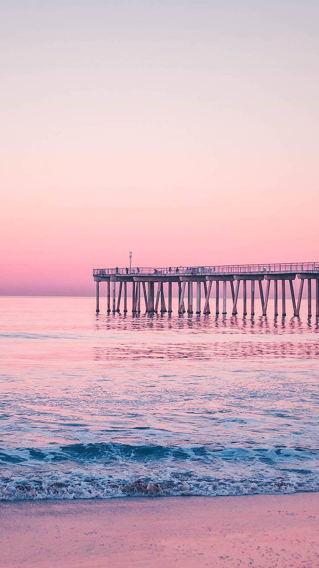 Rose Gold Aesthetic Pier Picture
