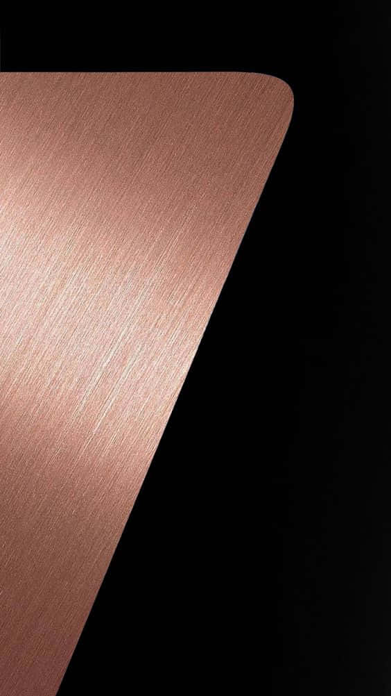 Luxurious Rose Gold and Black Color Scheme Wallpaper