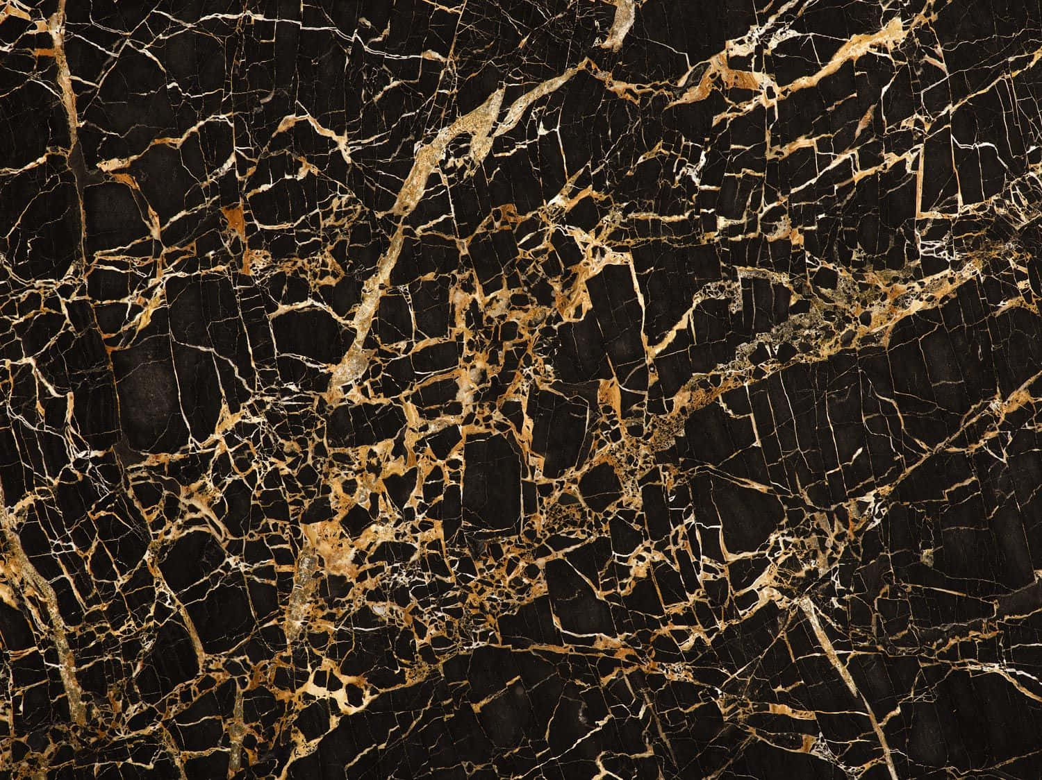 Elegante rose guld og sort marmor Design Wallpaper