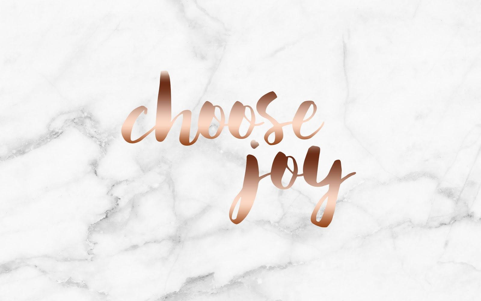 Rose Gold Choose Joy