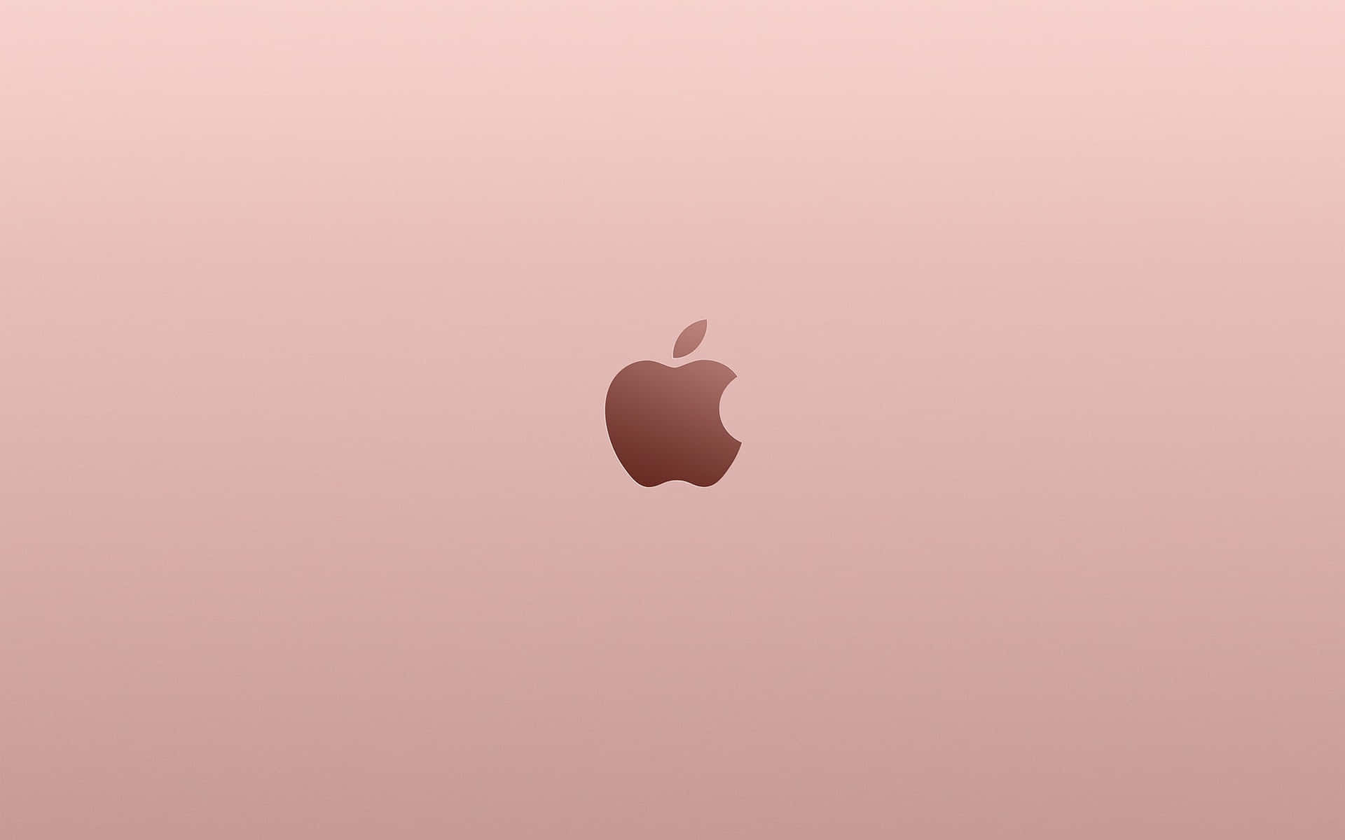 Rødguld farve apple logoer baggrund Wallpaper
