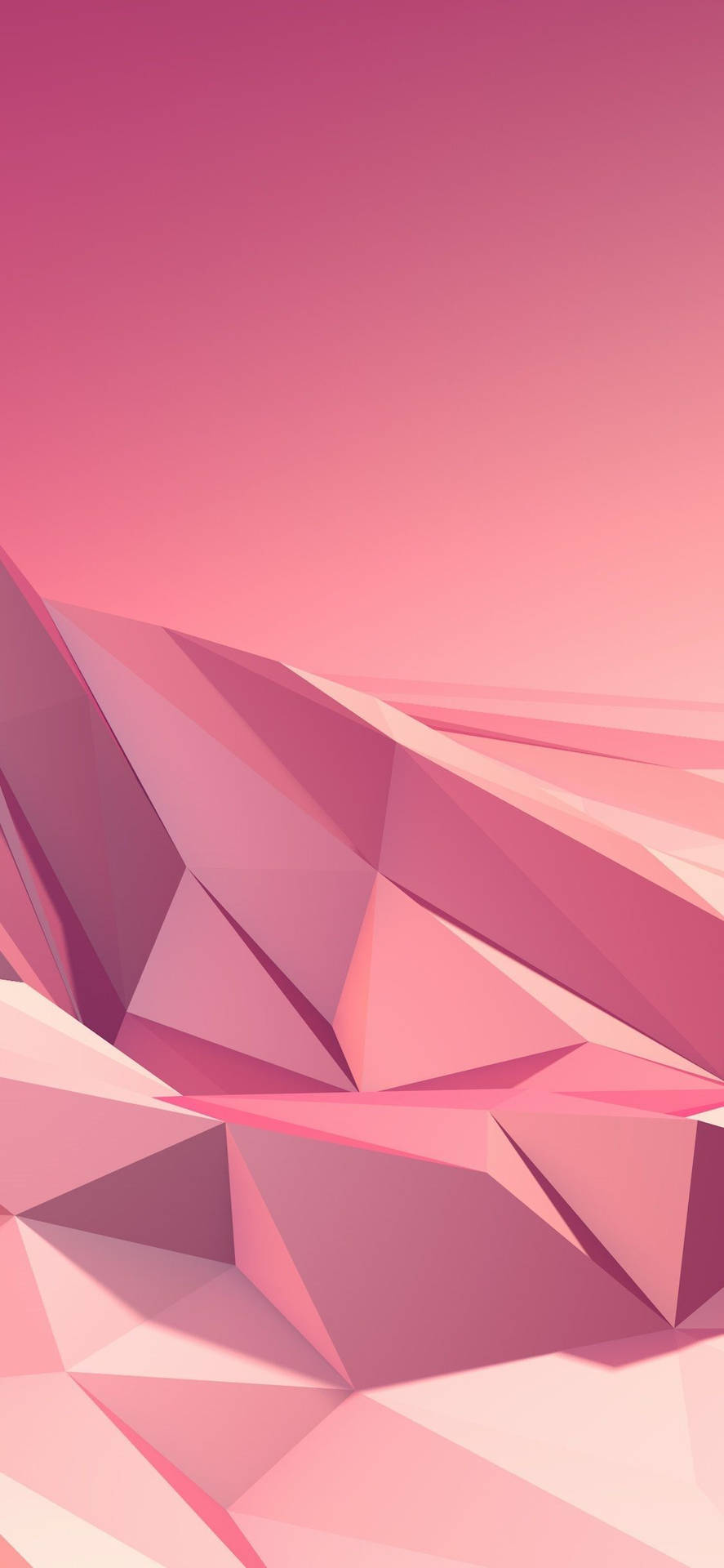Formasgeométricas En Color Rosa Dorado. Fondo de pantalla