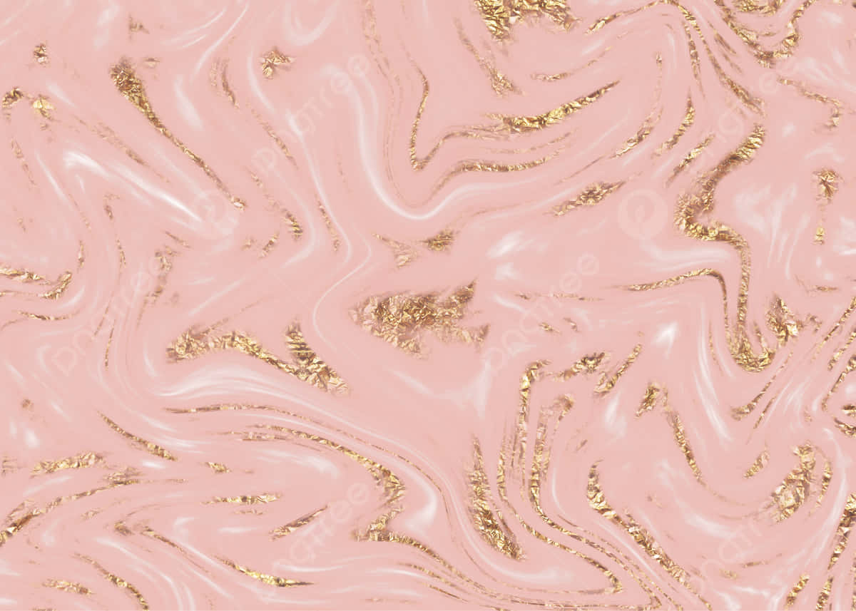 Rose Gold Glitter Marble Texture Wallpaper