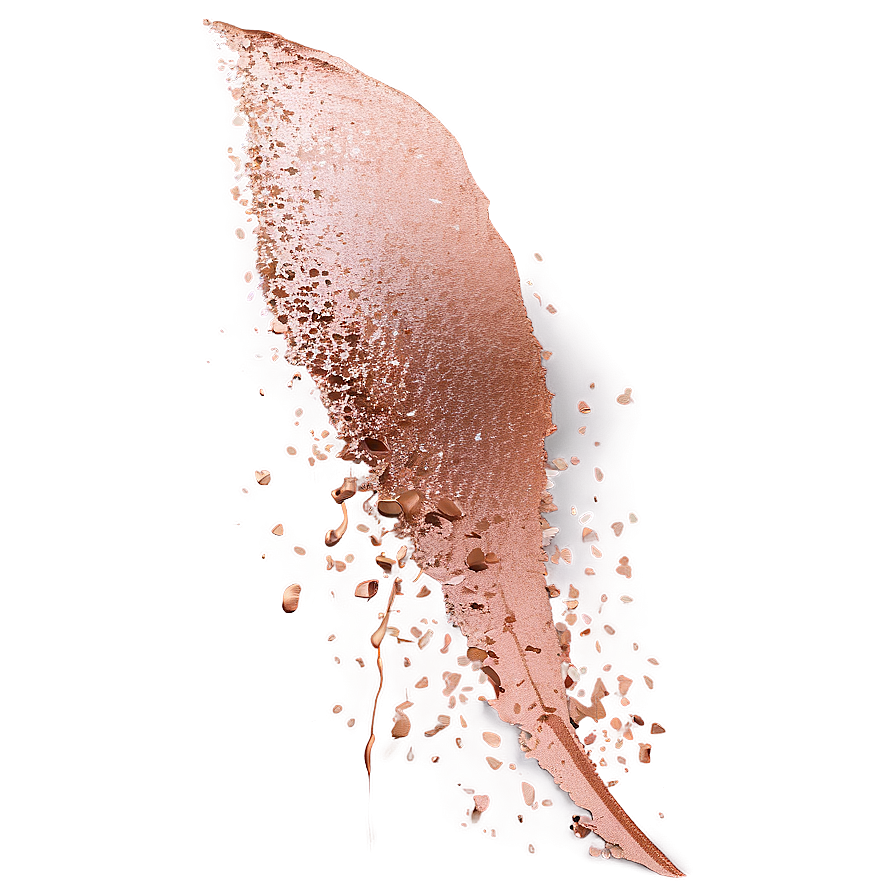 Rose Gold Glitter Splashes Png 1 PNG