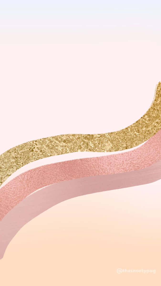 Elegant Rose Gold iPhone Background