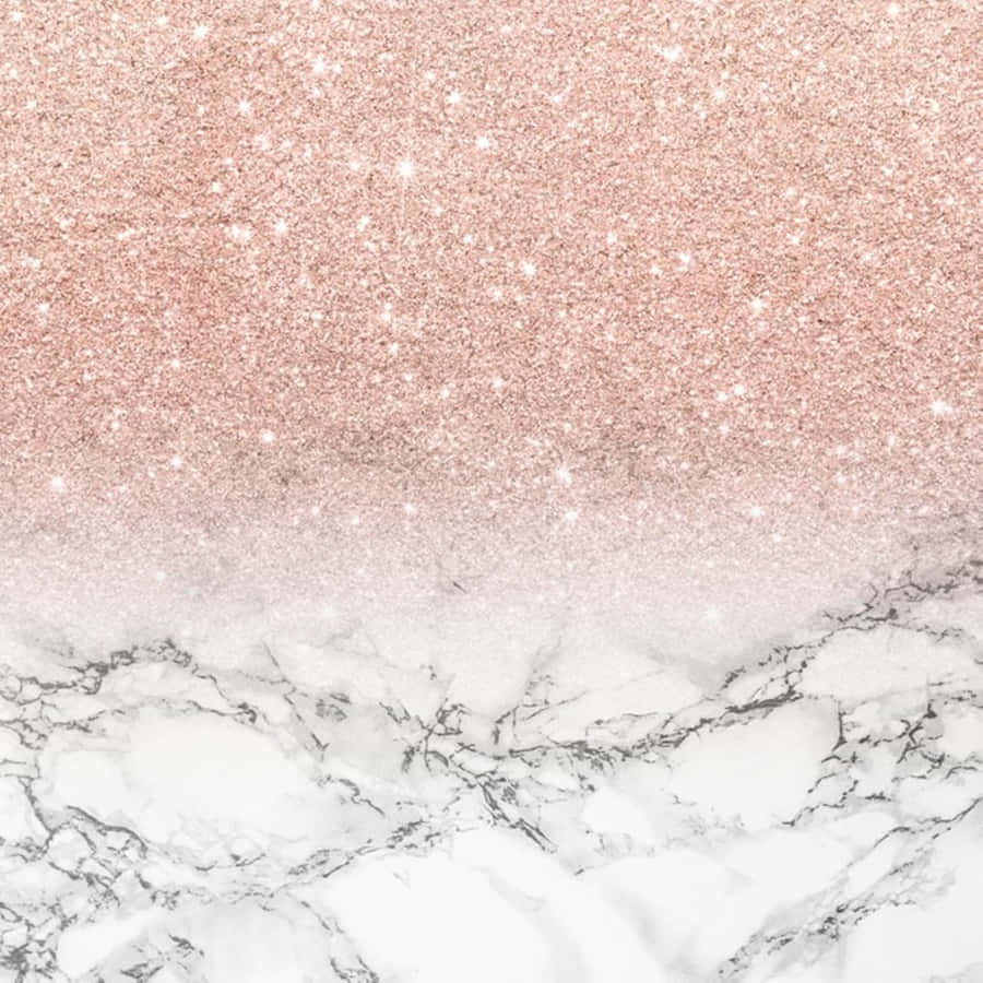 Rose Gold Marble background making a stunning statement